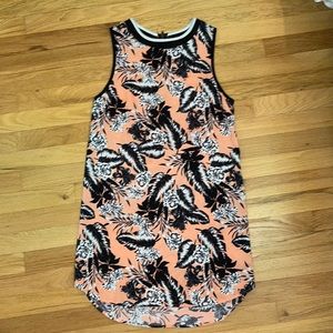 DESIGN LAB LORD & TAYLOR pink white and black dress